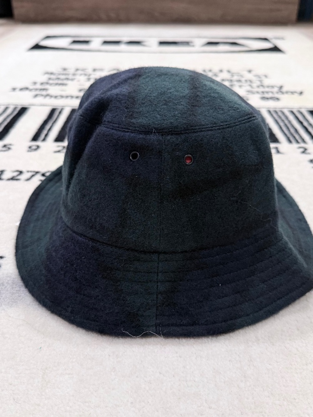 Aime Leon Dore Wool Bucket Hat - Black Watch Colorway